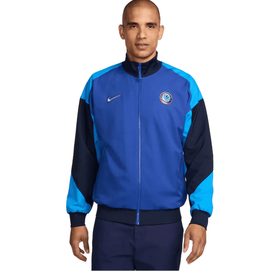 2024/2025 The Blues Dark Blue Full Zipper Jacket +Long Pants - Goatkits Store
