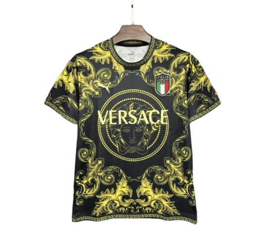 2024/2025 Versace Italy Jersey Special Edition Black Gold - Fan Version