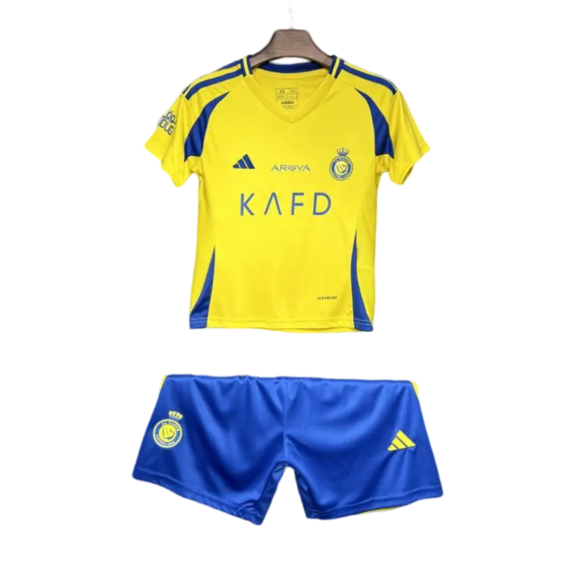 2024/2025 Al Nassr Home Kids & Junior kit | GoatGears Store