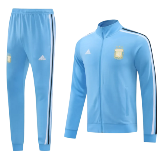 2024 Argentina Blue Full Zipper Jacket + Long Pants | GoatGears Store