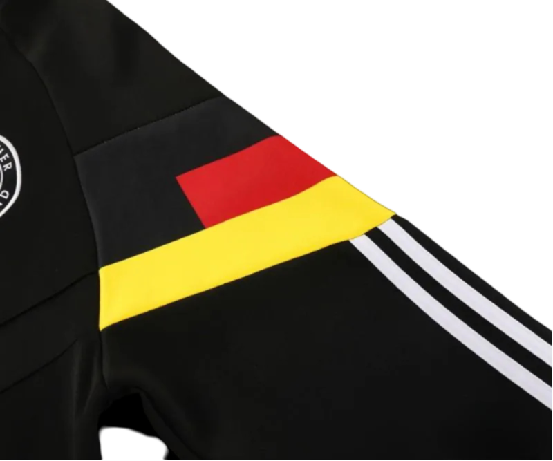 2024 Germany Black Full Zipper Jacket + Long Pants | GoatGears Store