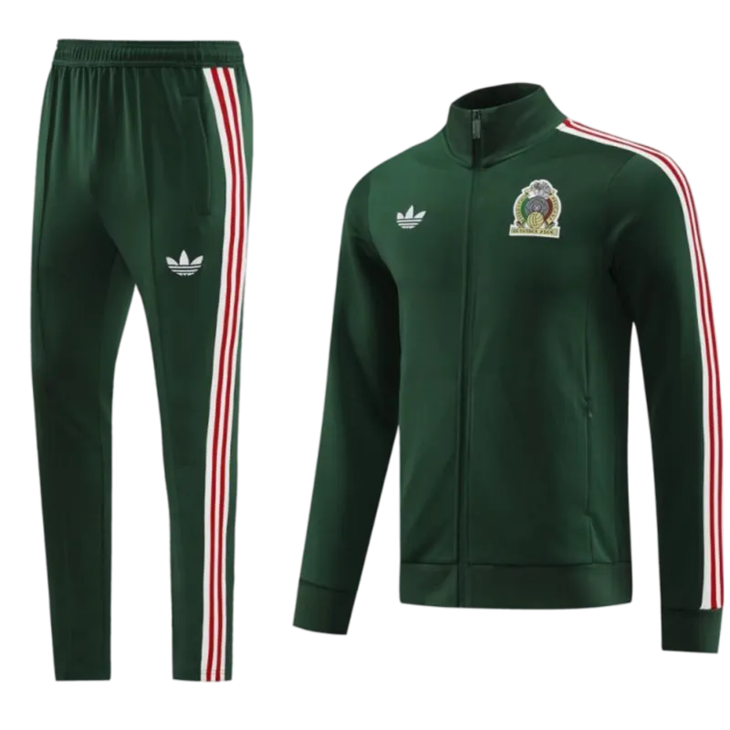 2024 Mexico Green Full Zipper Jacket + Long Pants | GoatGears Store