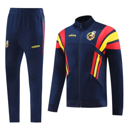 2024 Spain Navy Full Zipper Jacket + Long Pants | GoatGears Store