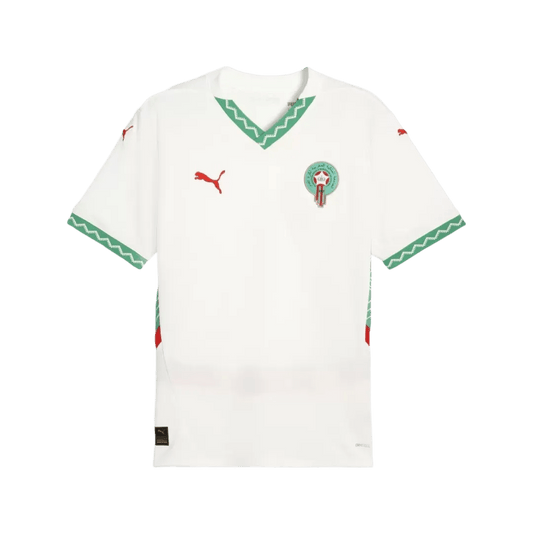 2025 Morocco Soccer Jersey Away - AFCON - Fan Version, official Morocco jersey, available at Goatkits Store.