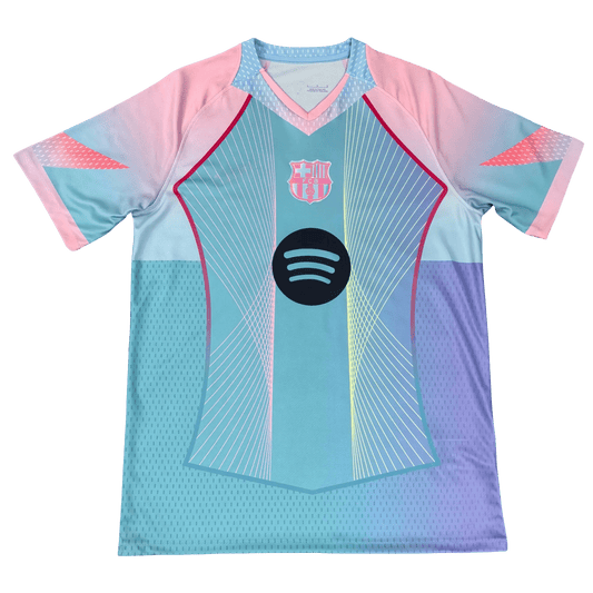 Barcelona blue special edition fan version gradient design comfortable relaxed fit supporter jersey quality