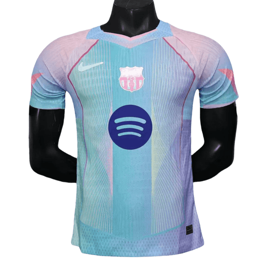 Barcelona Blue Special Edition Jersey authentic barcelona blue jersey gradient design. Limited fc barcelona blue jersey special edition at Goatkits Store.