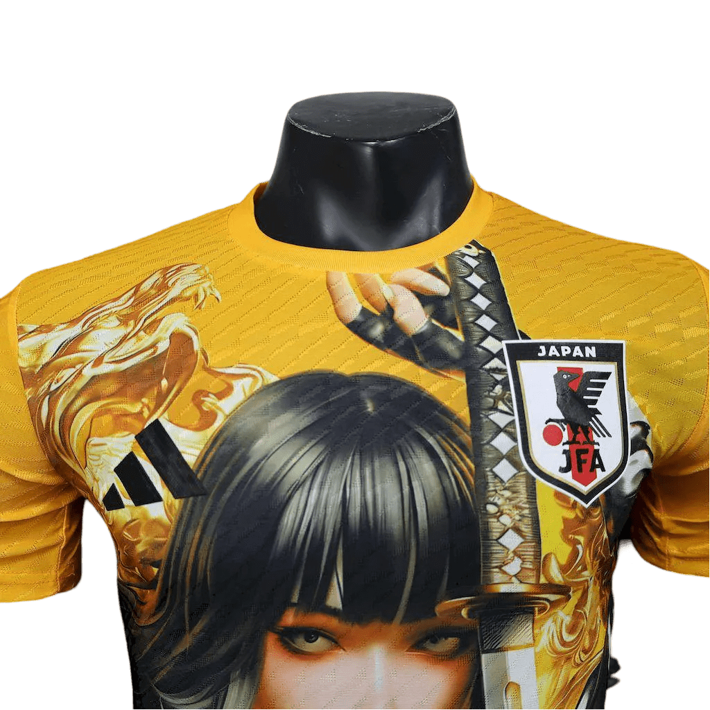 Rare Japan Samurai Football Kit, available exclusively at GoatKits Store for anime and football enthusiasts