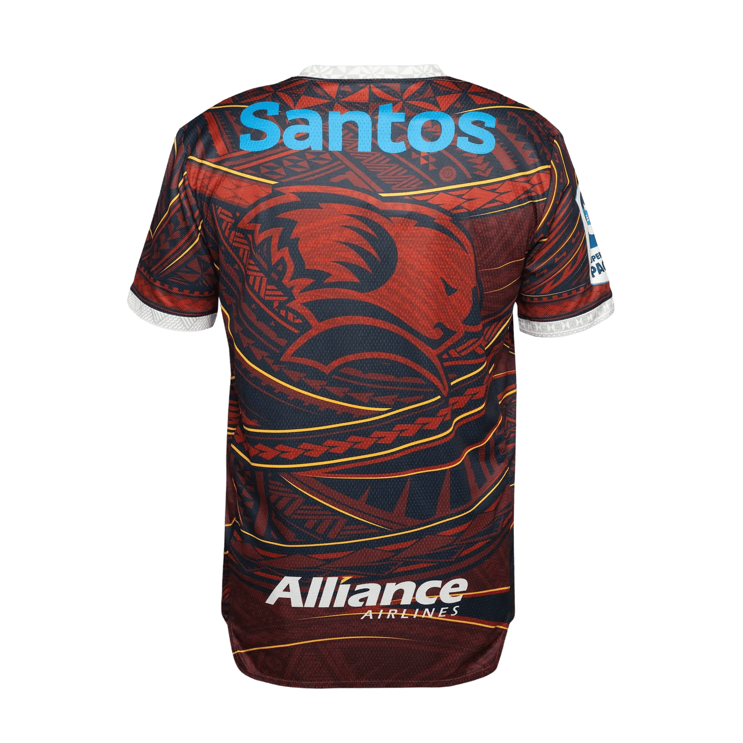 2025 QLD REDS PASIFIKA Warm Up Jersey Limited Edition Worn by Drake - QLD Reds Rugby Union Team Jersey at GoatKits Store