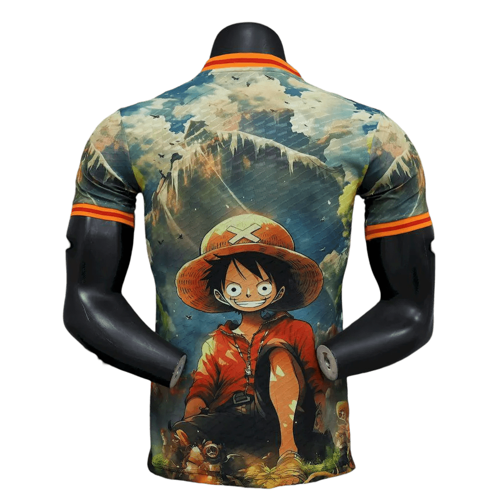 One Piece Special Edition Jersey 2025/2026 - Fan Version, a rare football jersey blending anime with football culture at GoatKits Store