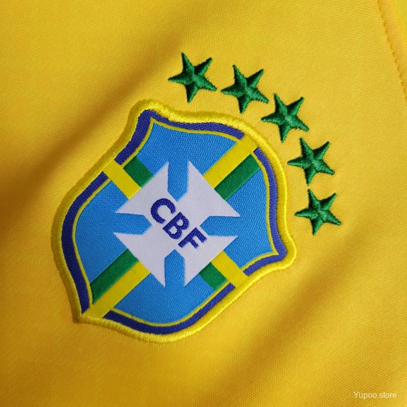 Brazil yellow commemorative kit 2022 - Fan version - Logot