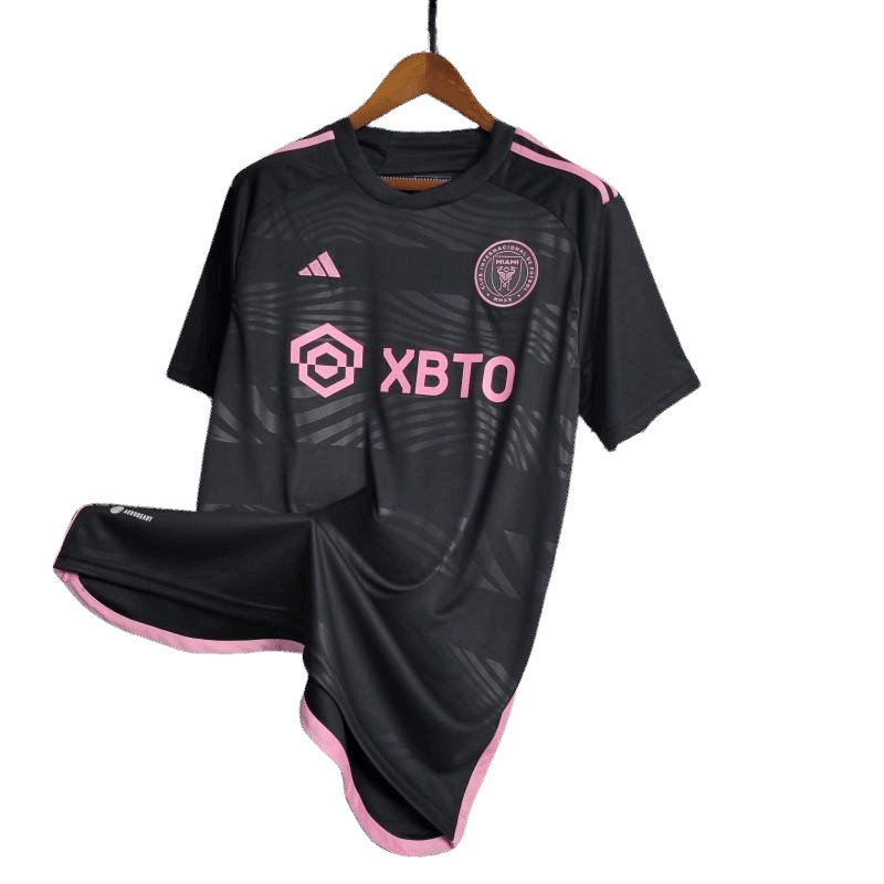 Inter Miami 23/24 Away Black Kit - Fan Version - Front