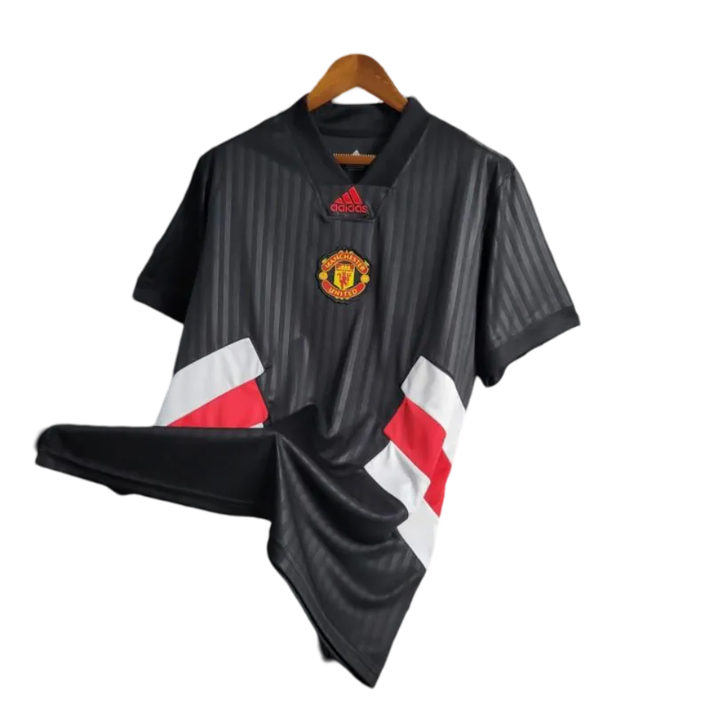 23-24 Manchester United Black ICON Jersey Embroidery - Goatkits Store