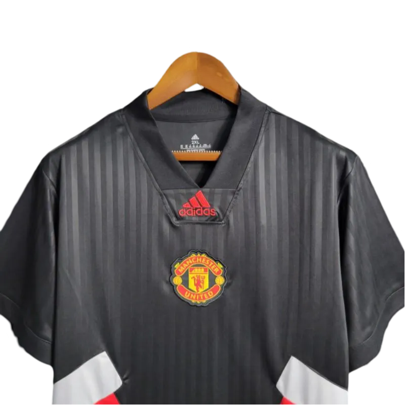 23-24 Manchester United Black ICON Jersey Embroidery - Goatkits Store