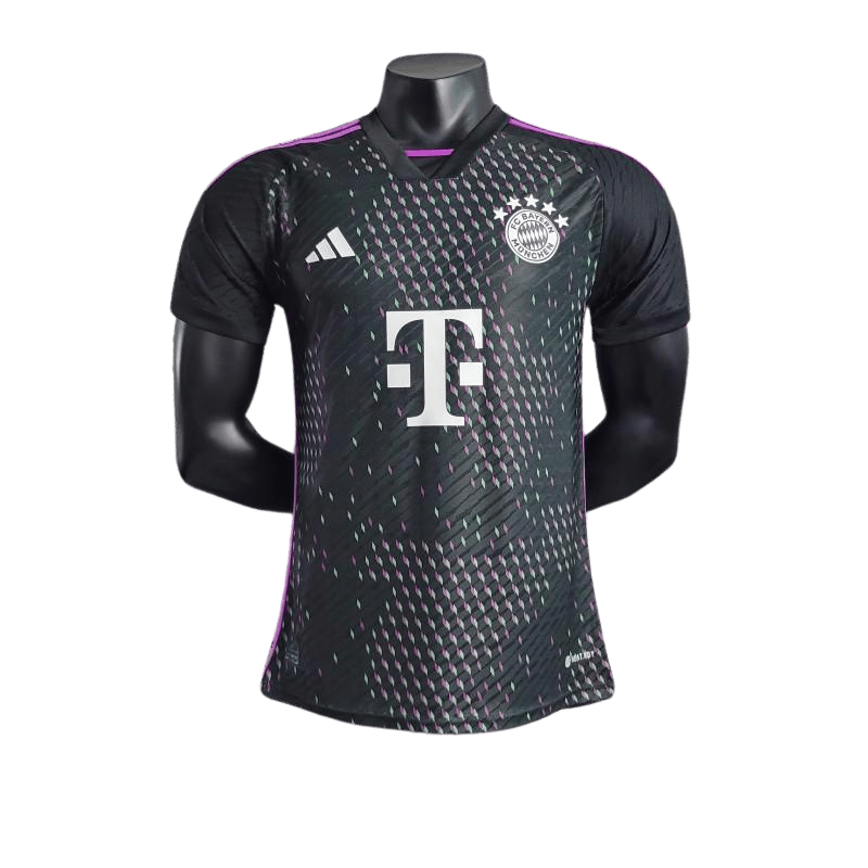 2023/2024 Bayern Munich Black Jersey Away Kit - Player Version