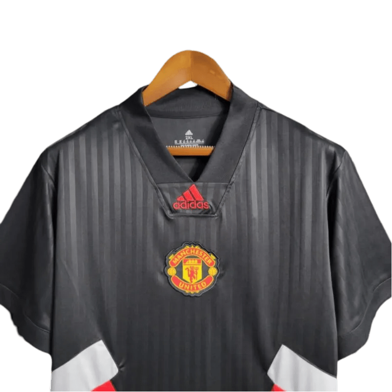 23-24 Manchester United Black ICON Jersey Embroidery - Goatkits Store