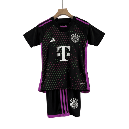 23/24 Bayern Munich Away kids kit at GOATKITS Store