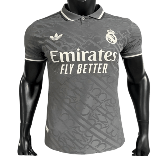 24/25 Real Madrid Third Black Jersey - Player Version | GOATKITS Store - Goatkits Store