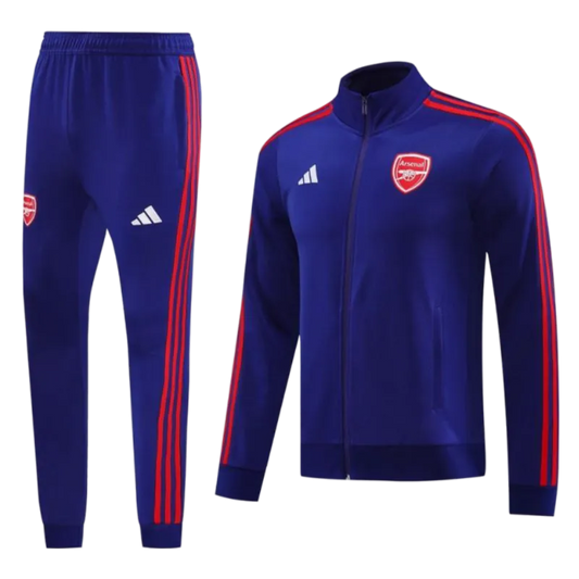 2024/2025 Arsenal Blue Full Zipper Jacket + Long Pants | GoatGears Store