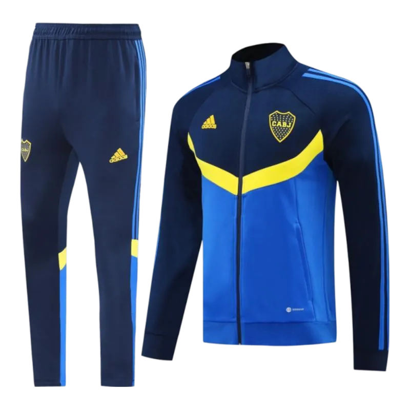 2024/2025 Boca Juniors Navy & Blue Full Zipper Jacket + Long Pants | GoatGears Store