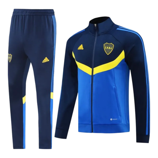 2024/2025 Boca Juniors Navy & Blue Full Zipper Jacket + Long Pants | GoatGears Store