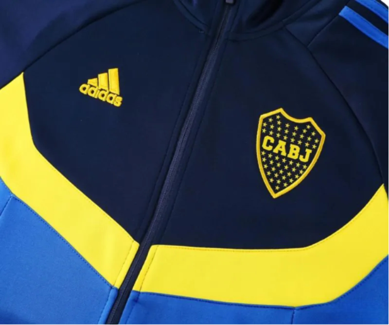 2024/2025 Boca Juniors Navy & Blue Full Zipper Jacket + Long Pants | GoatGears Store