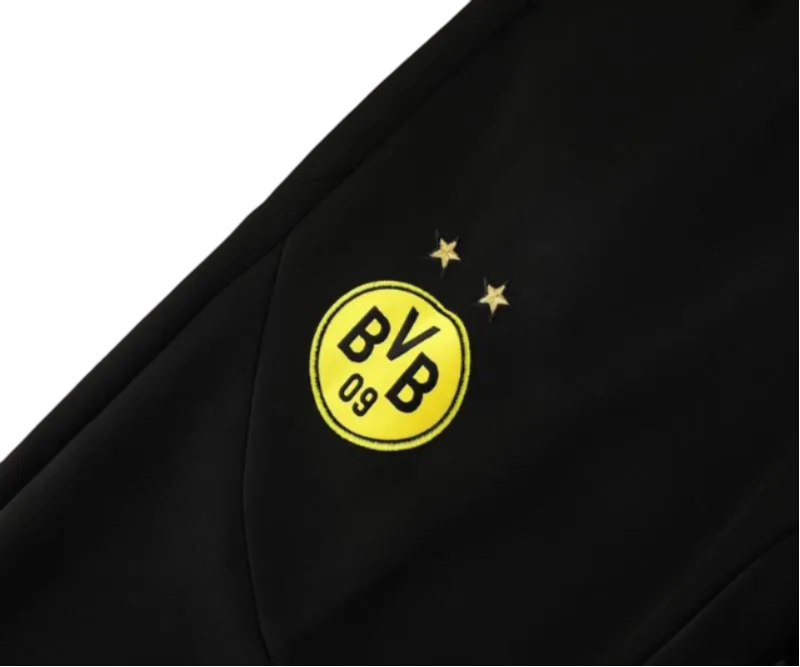 2024/2025 Borussia Dortmund Black & Yellow Full Zipper Jacket +Long Pants | GoatGears Store