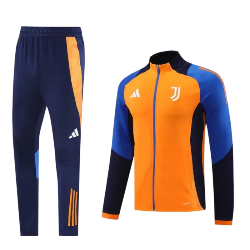 2024/2025 Juventus Orange Full Zipper Jacket + Long Pants | GoatGears Store