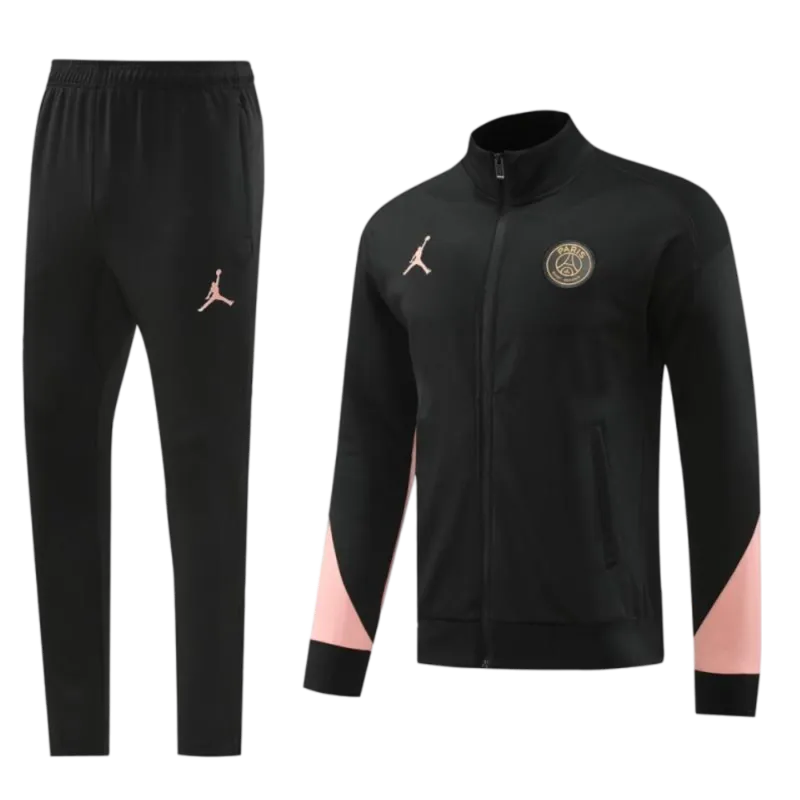 2024/2025 PSG Black Full Zipper Jacket + Long Pants | GoatGears Store