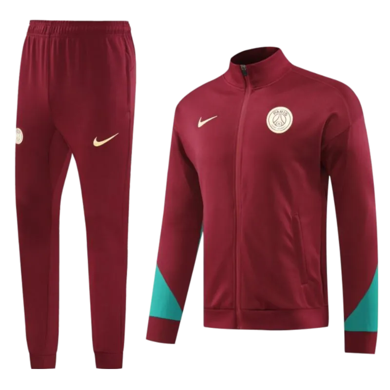 2024/2025 PSG Wine Full Zipper Jacket + Long Pants | GoatGears Store