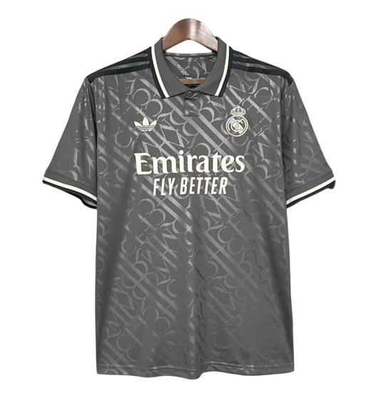 24/25 Real Madrid Third Black Jersey - Player Version | GOATKITS Store