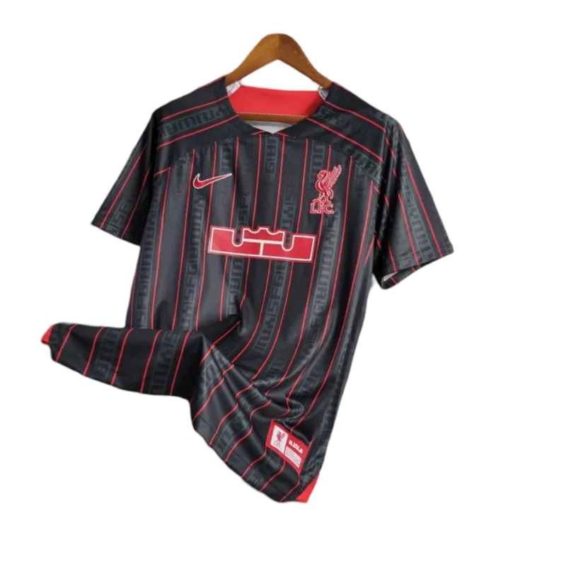 23/24 Liverpool x Lebron Black Jersey Fan Version - Goatkits Store