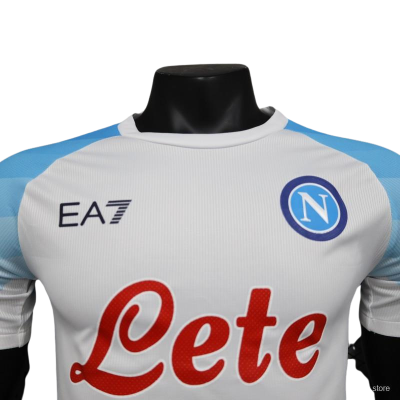 Napoli 23/24 Special Edition Face Game White Kit - Player Version - Front