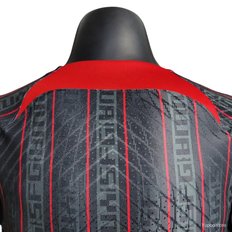 Liverpool x Lebron Black special edition kit 23/24 - Player version - Back