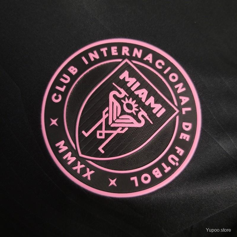 Inter Miami 23/24 Away Black Kit - Player Version - Logo