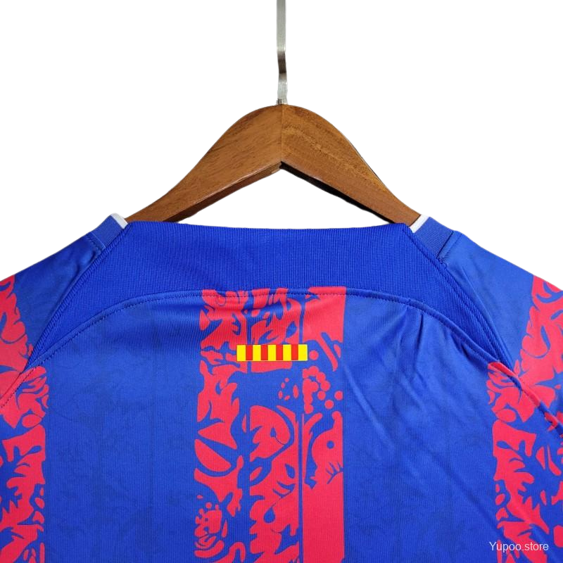 Barcelona Blue Training kit 23-24 - Fan version - Back