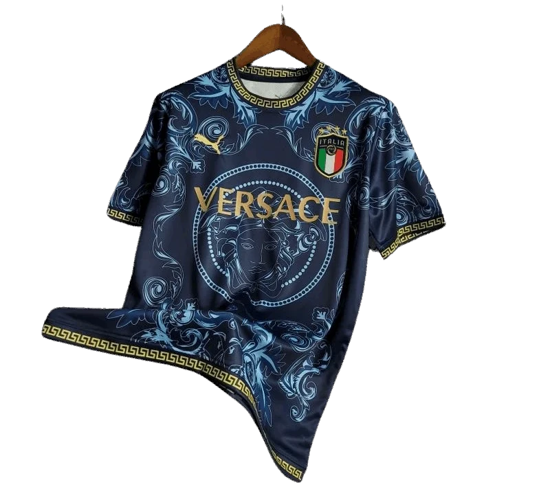 2022/2023 Special Edition Versace X  Italy Blue kit - Fan Version - GOATKITS Store