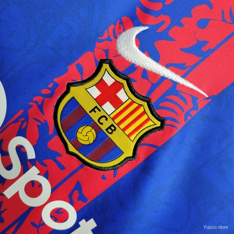 Barcelona Blue Training kit 23-24 - Fan version - Logo