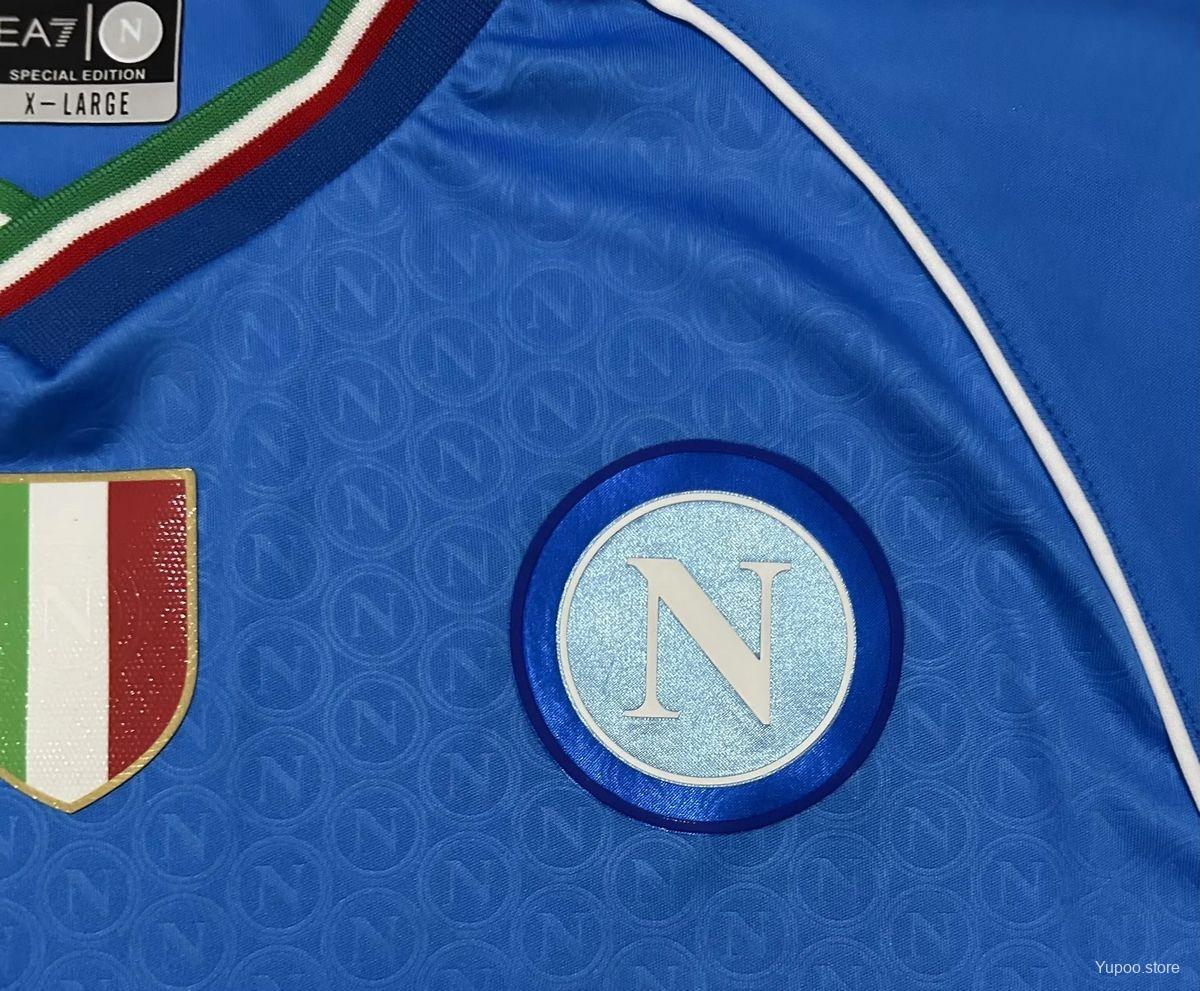 Napoli 23/24 Home Kit - Fan Version - Logo