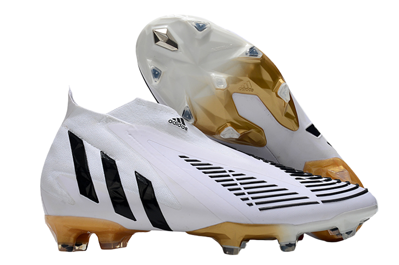 Adidas Predator Edge FG Al-Hilm - White/Black/Metallic Gold | GOAT