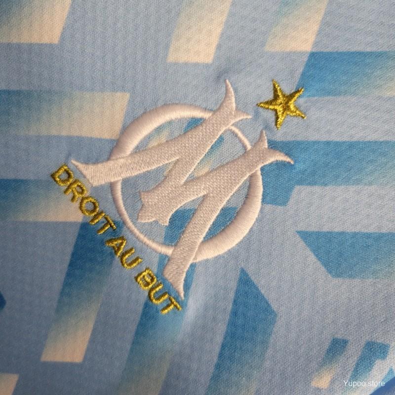Olympique Marseille Blue Training kit Special Edition 23-24 - Fan version - Logo