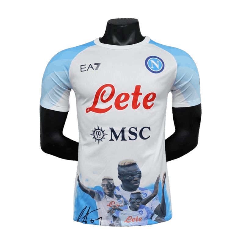 Napoli 23/24 Special Edition Face Game White Kit - Player Version - Front