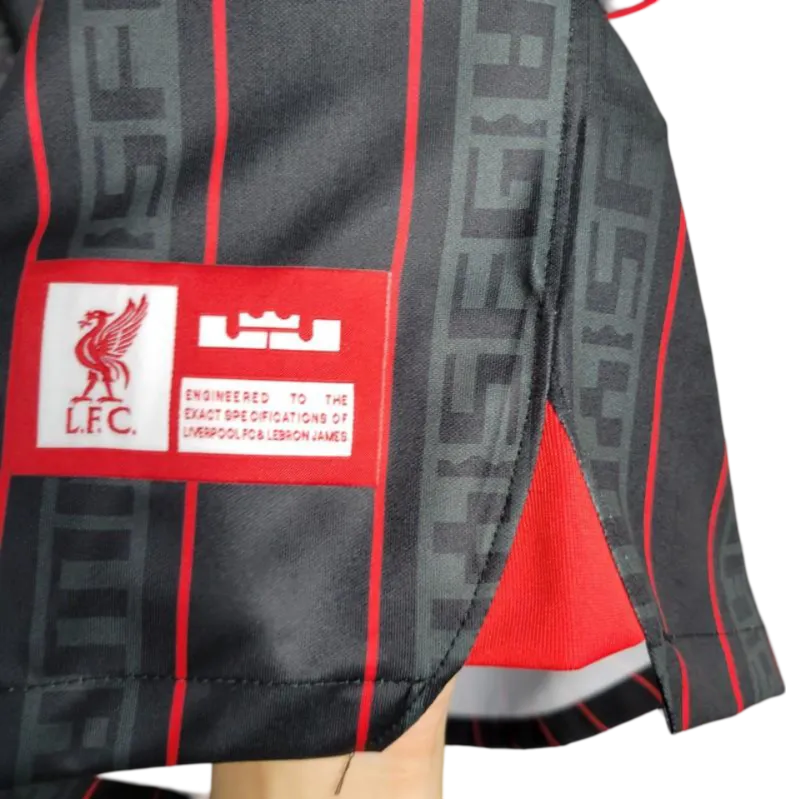 23/24 Liverpool x Lebron Black Jersey Fan Version - Goatkits Store