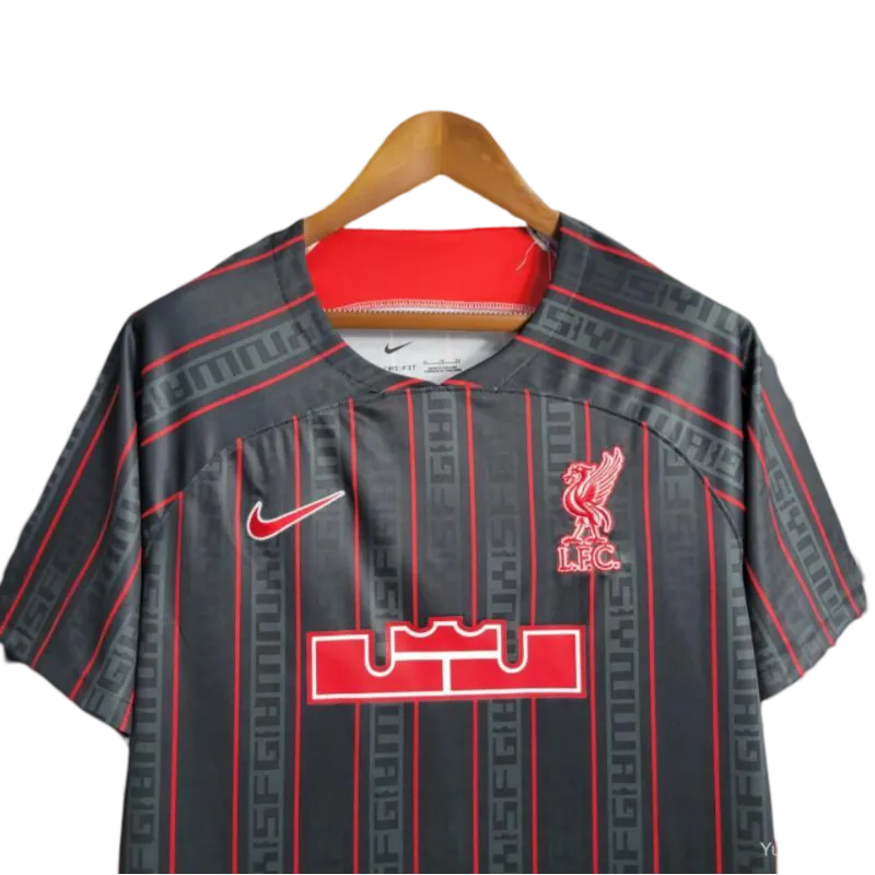 23/24 Liverpool x Lebron Black Jersey Fan Version - Goatkits Store