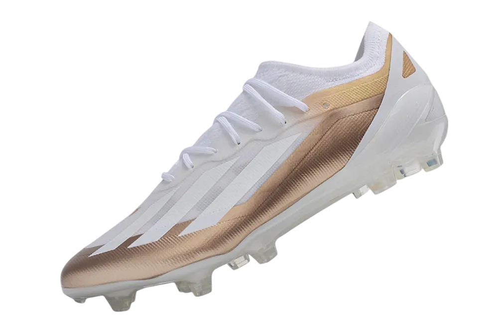 Adidas X Crazyfast - MESSI.1 FG - White & Gold | Goatkits Store