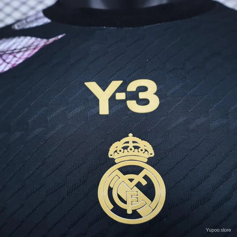 2024 Real Madrid x Y3 Black Special Kit - Player Version - Goatkits