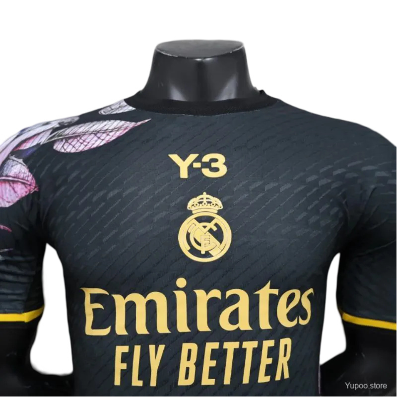 2024 Real Madrid x Y3 Black Special Kit - Player Version - Goatkits