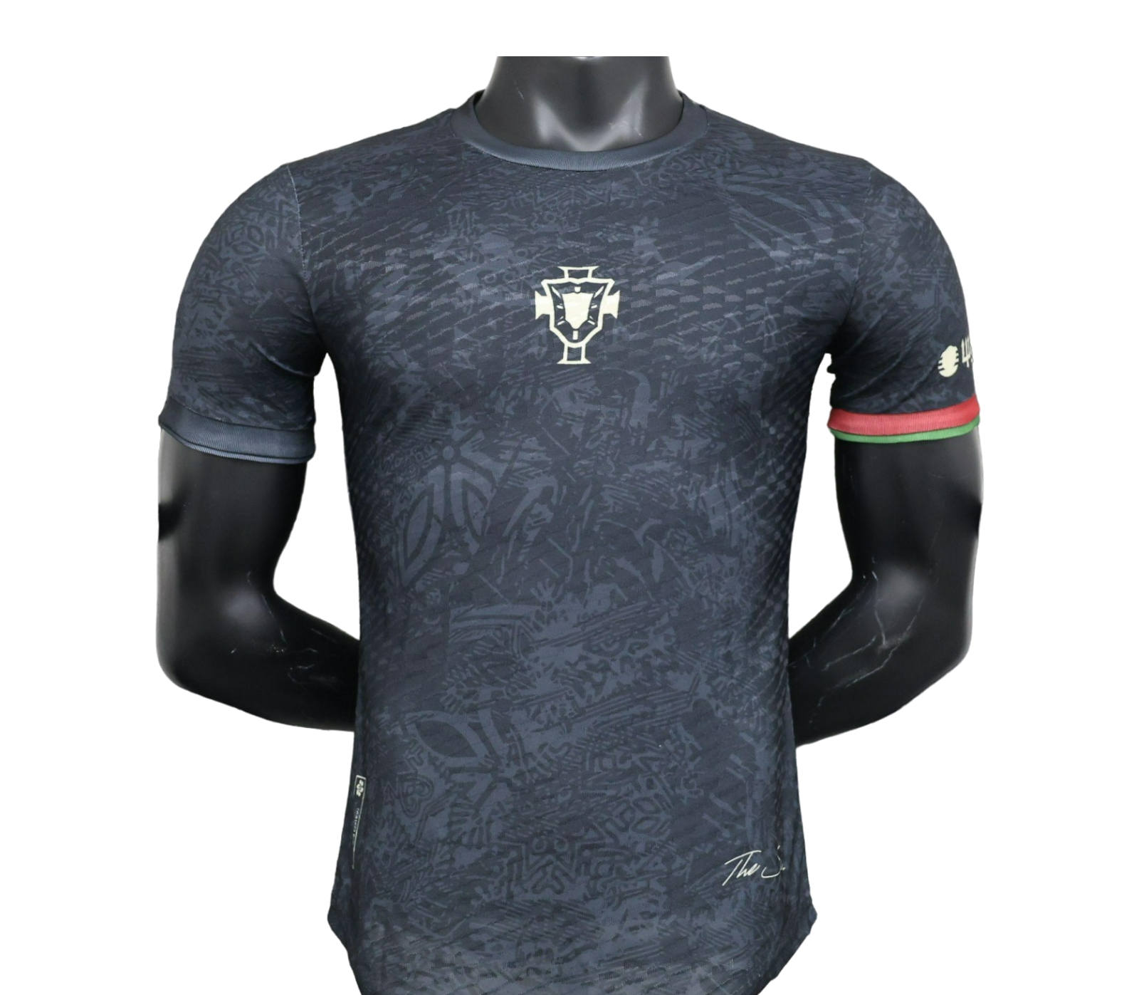 2023 Portugal Black Comma Football THE SIU Ronaldo Special Edition kit - Player version - Front