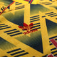 Vintage Arsenal football shirts JVC sponsor logo red white outline Bruised Banana yellow black chevron pattern detail