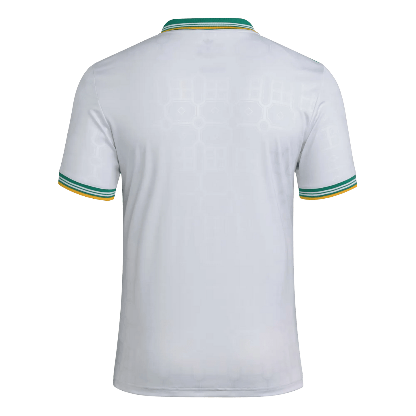 Fan wearing AS Roma Third Kit 2025/2026 Fan Version white green botanical design Goatkits Store
