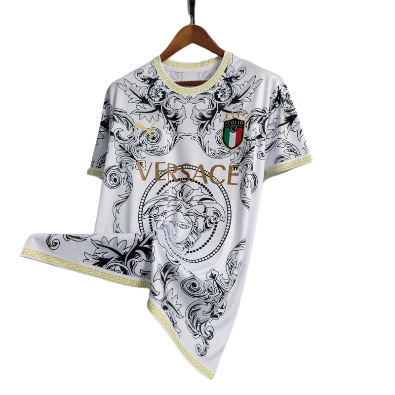 Italy x Versace 22/23 Special Edition White Kit - Fan Version - Front